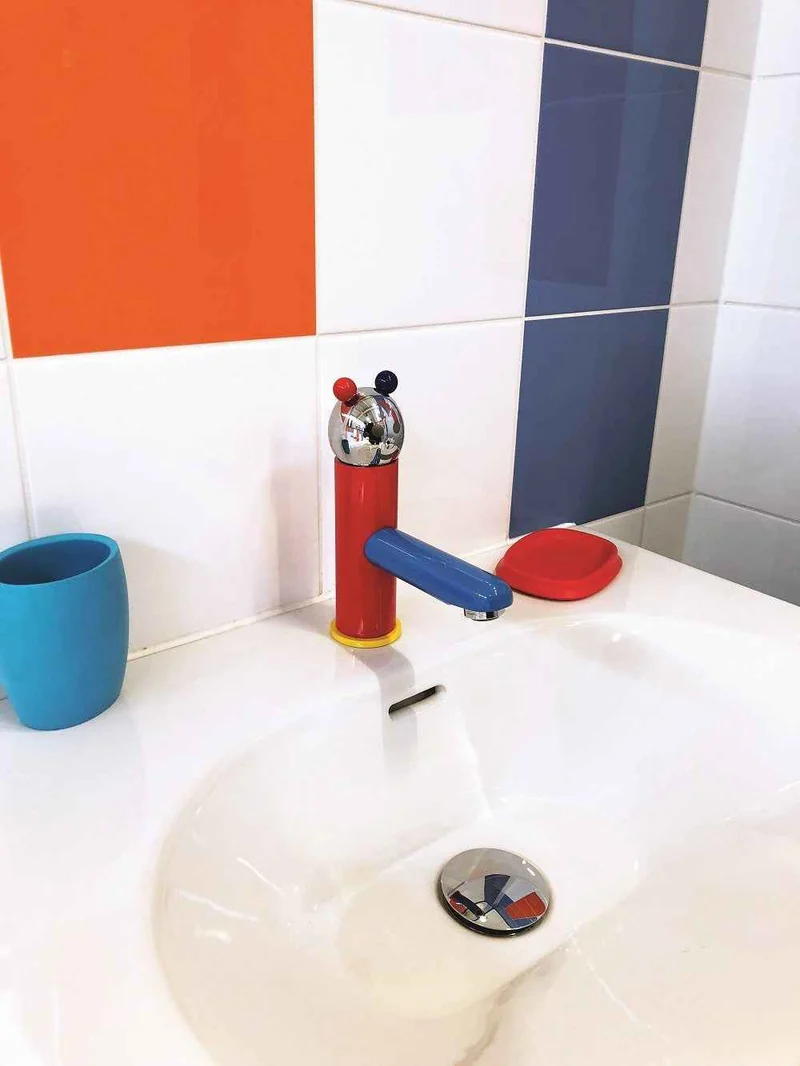 Mitigeur lavabo enfant SEINA, design ours, sans siphon