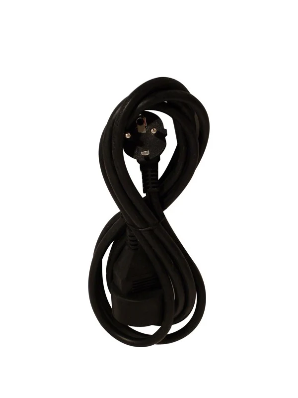 Extension cable 3 m black - FR plug