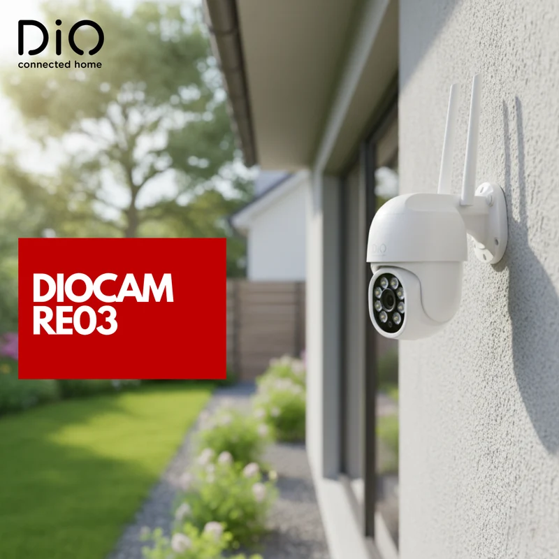 4MP Wired Outdoor Rotating Camera, Dual Band