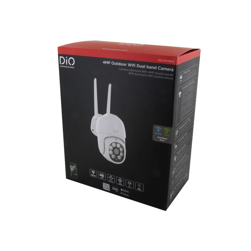 4MP Wired Outdoor Rotating Camera, Dual Band