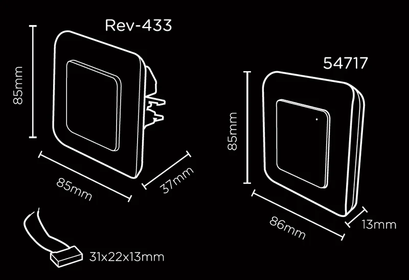 Wireless two-way switch kit