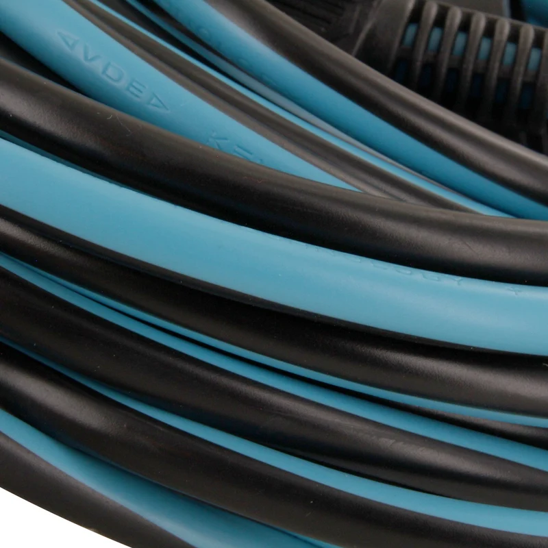 Extension cable - black / blue - 10m