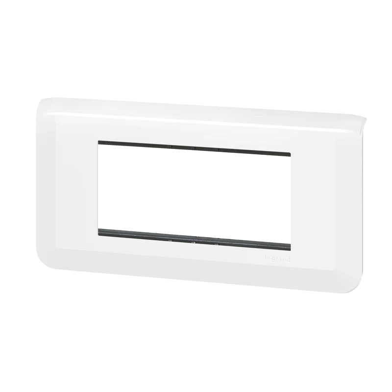 Plaque de finition + support 4 modules Mosaic - Legrand