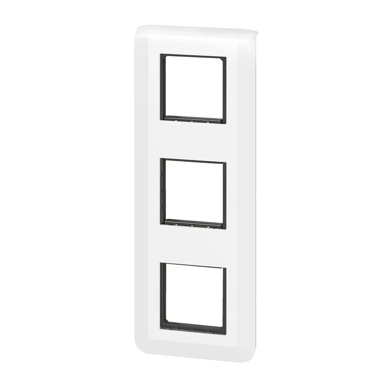Plaque finition + support 2x2 modules Mosaic - Legrand