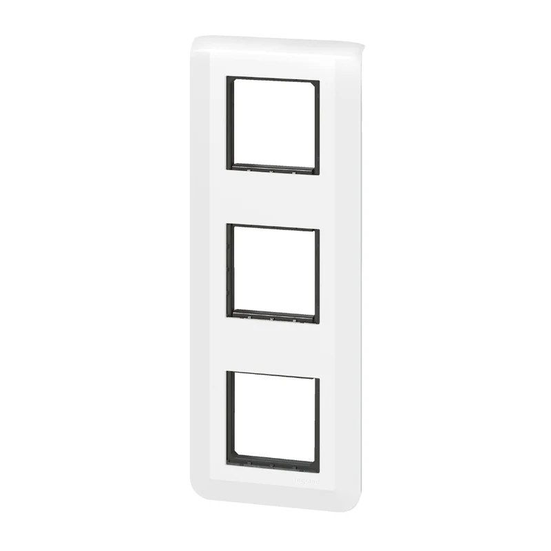 Plaque finition + support 2x2 modules Mosaic - Legrand