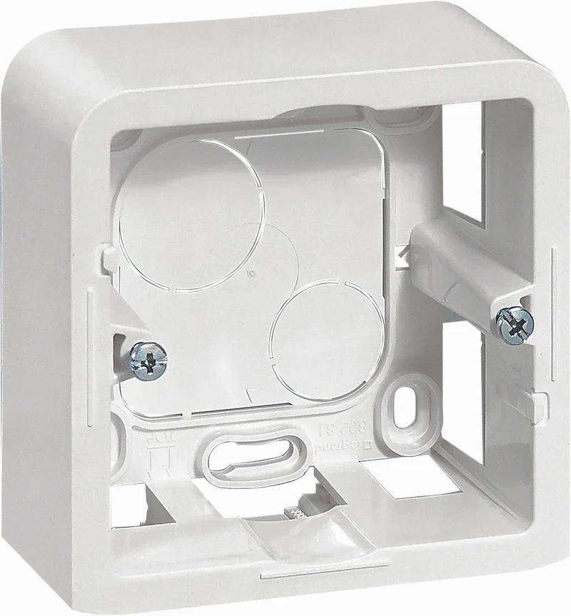 Cadre saillie P40mm 2/4/6 modules - Mosaic - blanc - Legrand