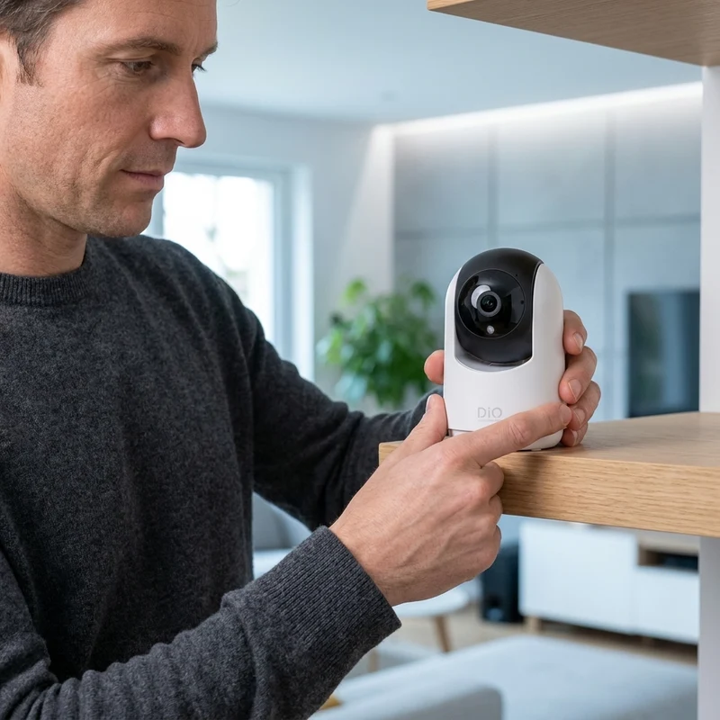 Indoor rotating HD WiFi camera - 3 MP