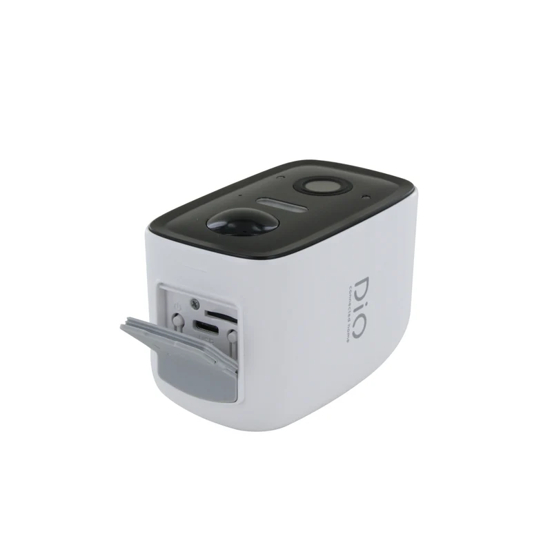 Wireless outdoor WiFi camera with solar panel