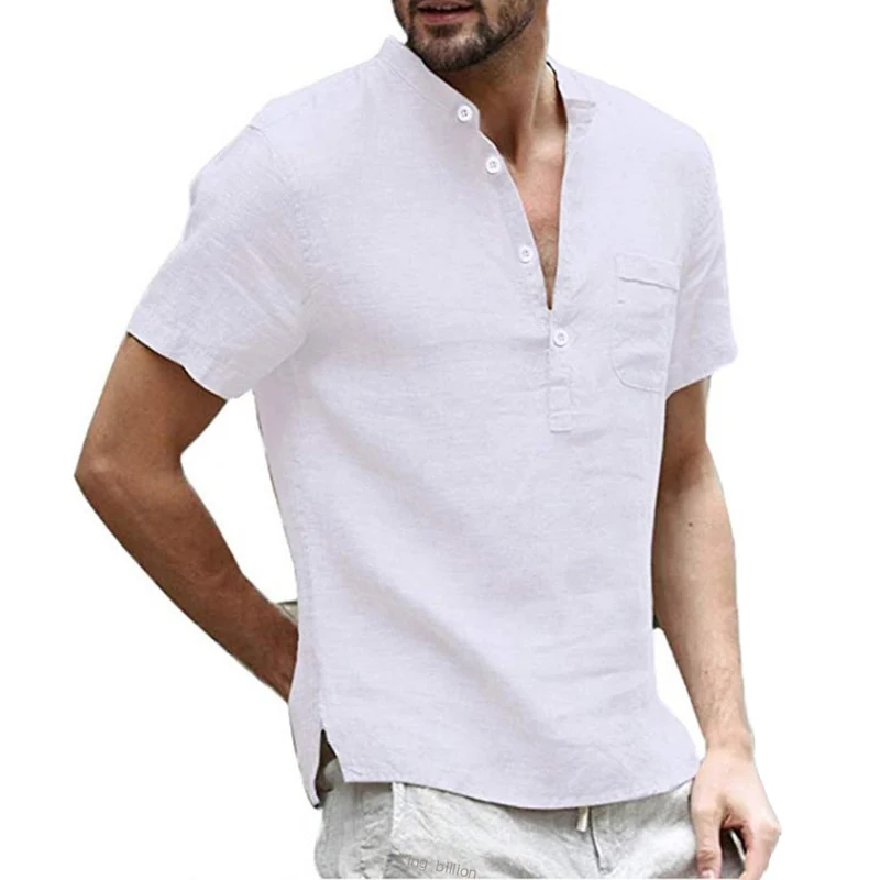 LEO - Chemise en lin respirant pour homme