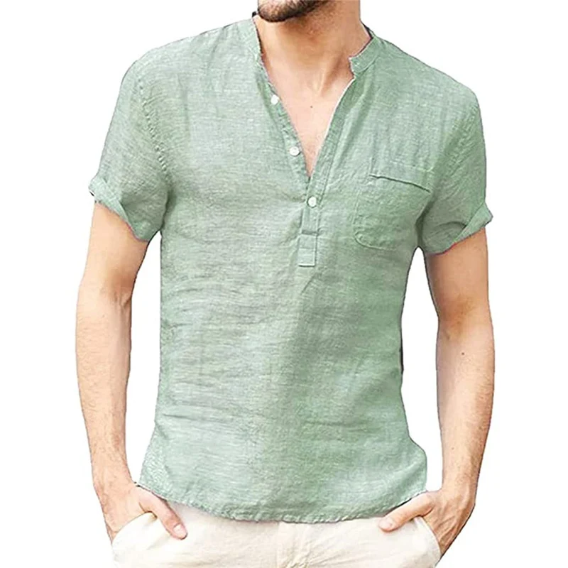 LEO - Chemise en lin respirant pour homme