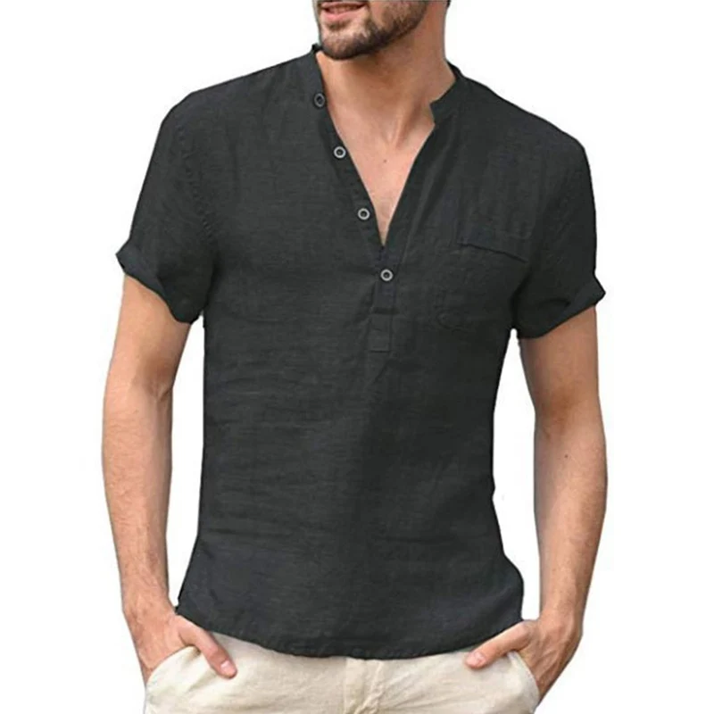 LEO - Chemise en lin respirant pour homme