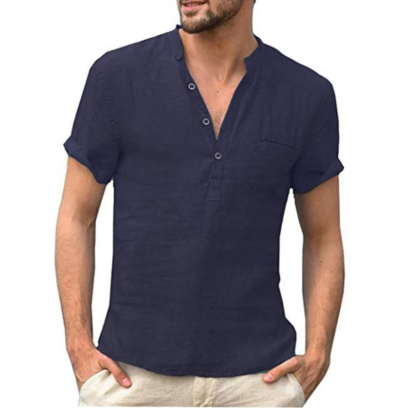 LEO - Chemise en lin respirant pour homme
