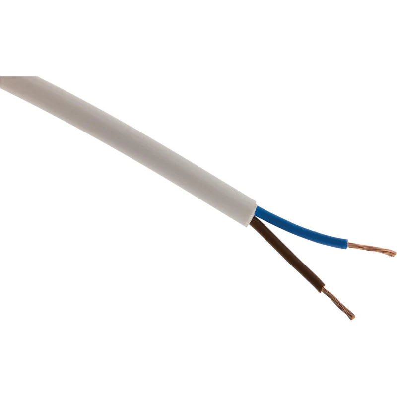 Câble d'alimentation électrique H05VV- F 2x 1mm² - Zenitech