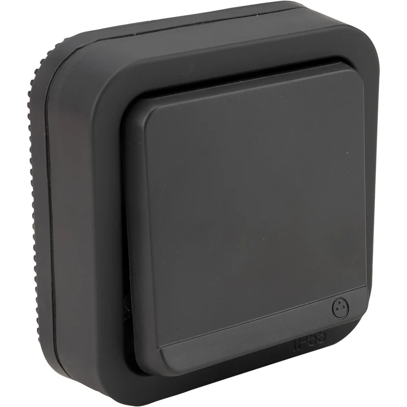Prise française type E IP55 - 2P+T 16A - bornes auto - encastrée - gamme Granite - Protec