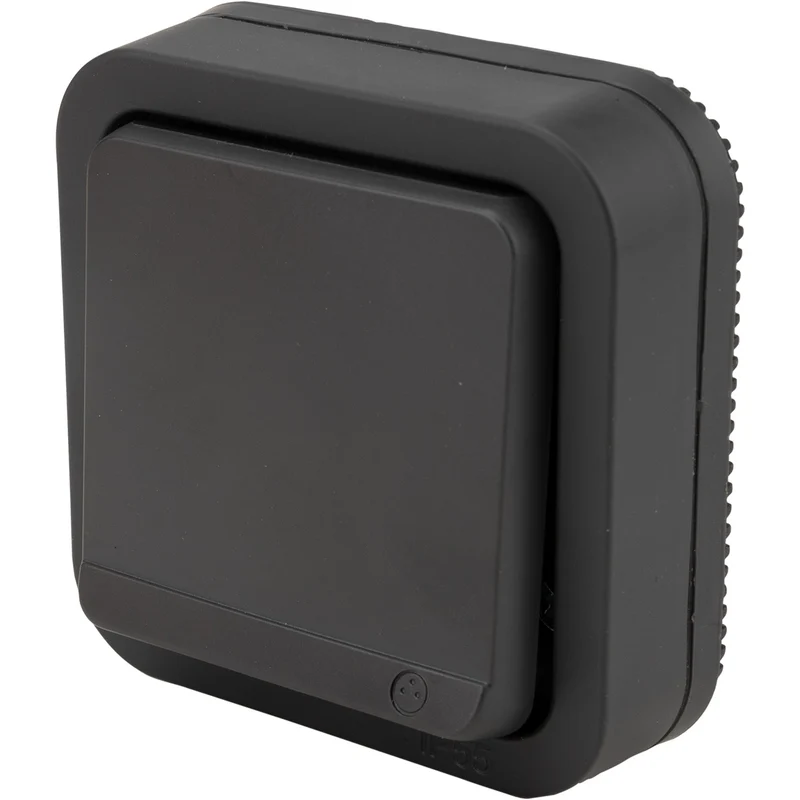 Prise française type E IP55 - 2P+T 16A - bornes auto - encastrée - gamme Granite - Protec