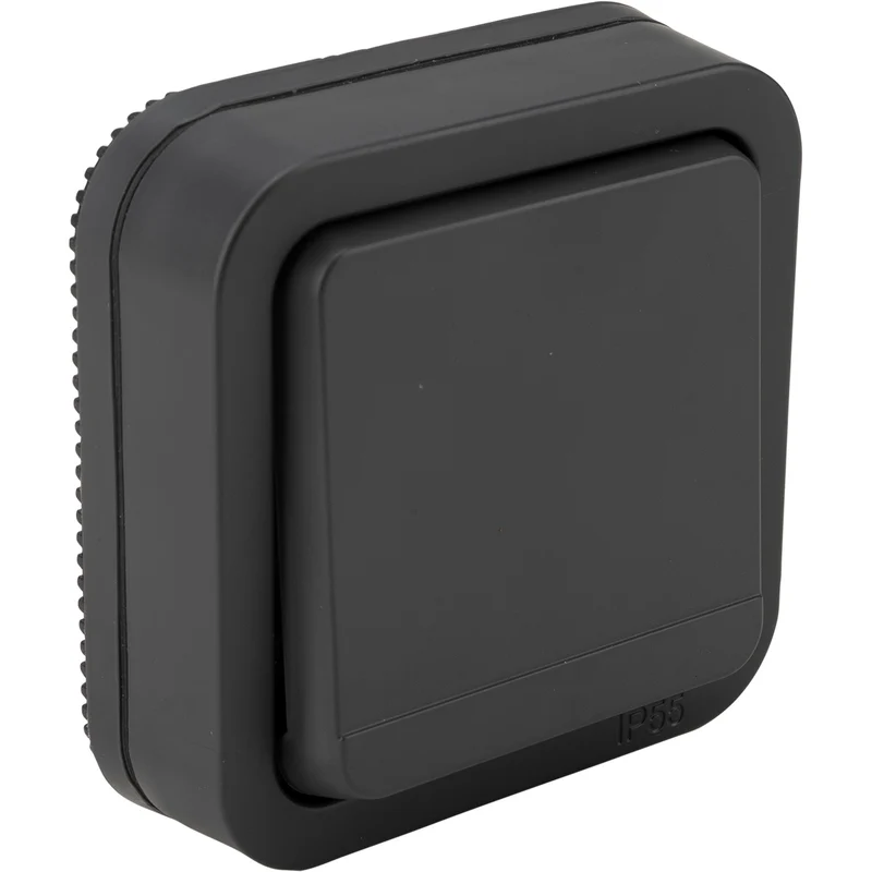 Commande éclairage va-et-vient ou sonnette IP55 - bornes auto - saillie - gamme Granite - Protec