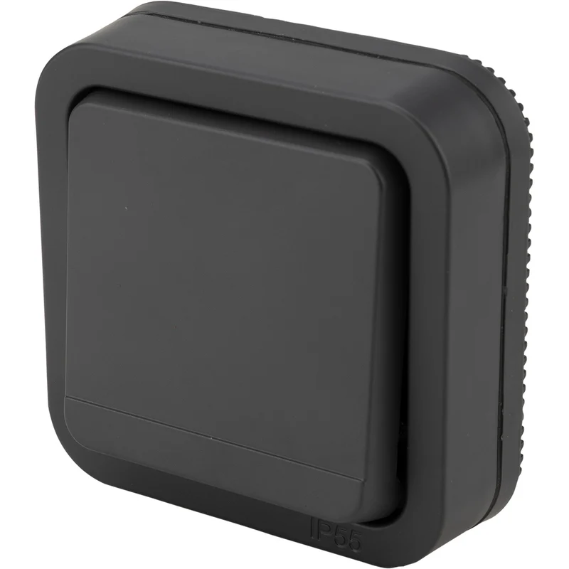 Commande éclairage va-et-vient ou sonnette IP55 - bornes auto - saillie - gamme Granite - Protec