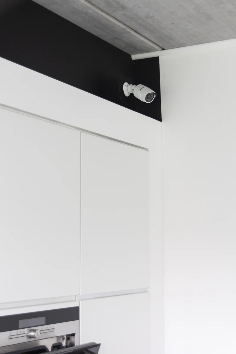Dummy dome camera outdoor with LED - Aluminium