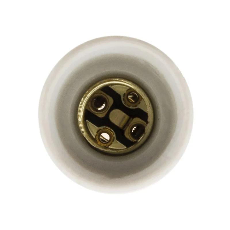Douille E14 laiton bague porcelaine - Zenitech