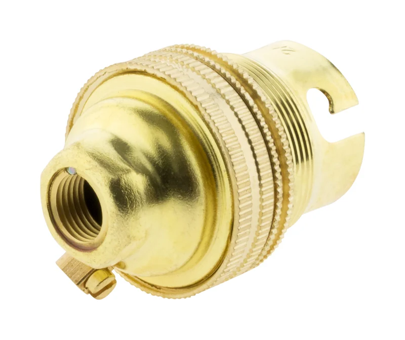 Double douille B22 laiton bague - Zenitech