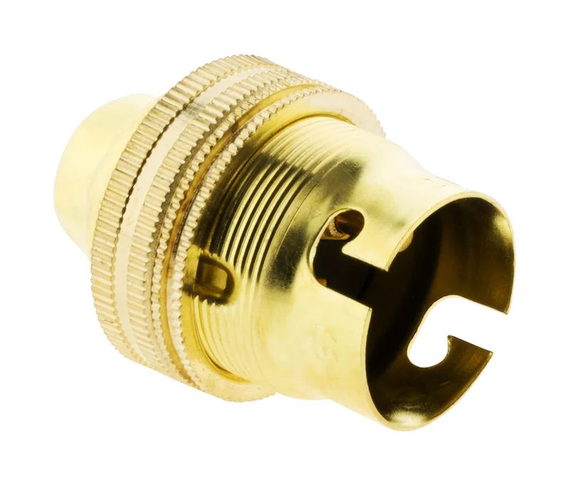 Double douille B22 laiton bague - Zenitech