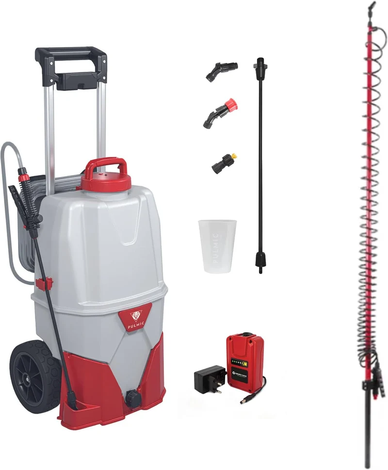 Kit Pulmic Premium: Pulverizador Eléctrico 35L + Lanza Telescópica 5m