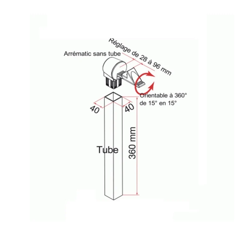 Butée Arrematic Tirard sans embase