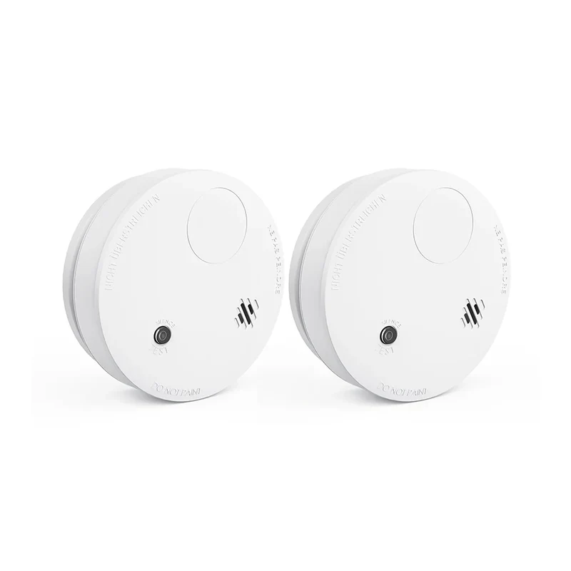ANNKE Détecteur de fumée sans fil, capteur photoélectrique, alarme puissante de 85 dB, connexion RF chiffrée AES-128, autonomie jusqu’à 10 ans, surveillance via application avec hub d’alarme