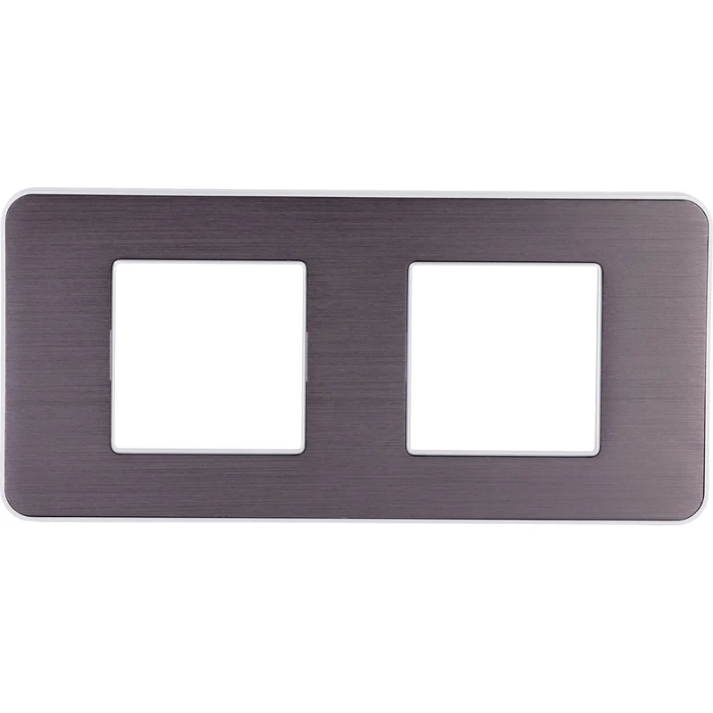 Plaque de finition double Kalya - Zenitech