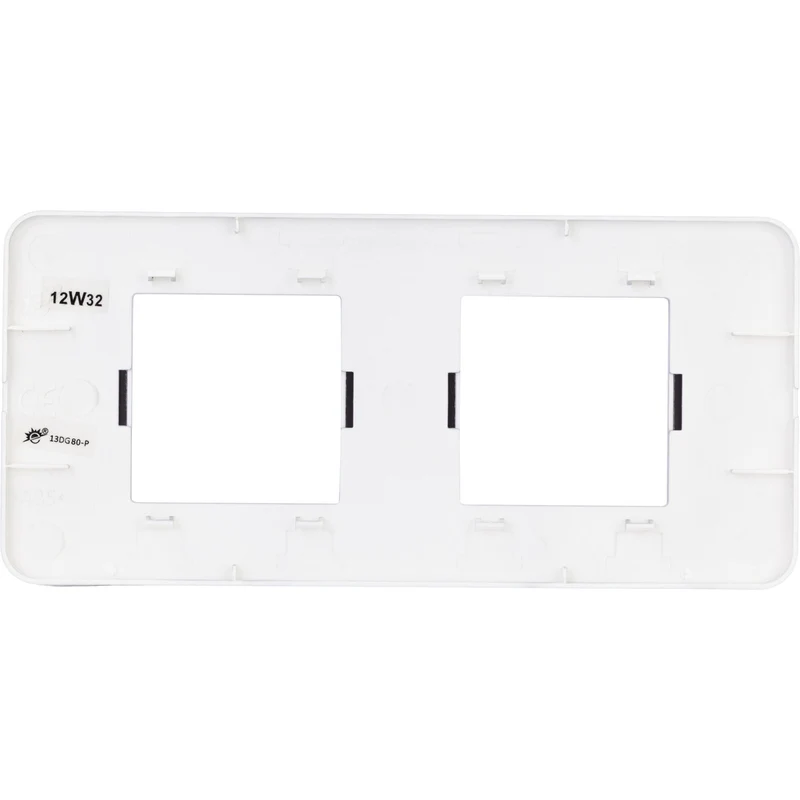 Plaque de finition double Kalya - Zenitech