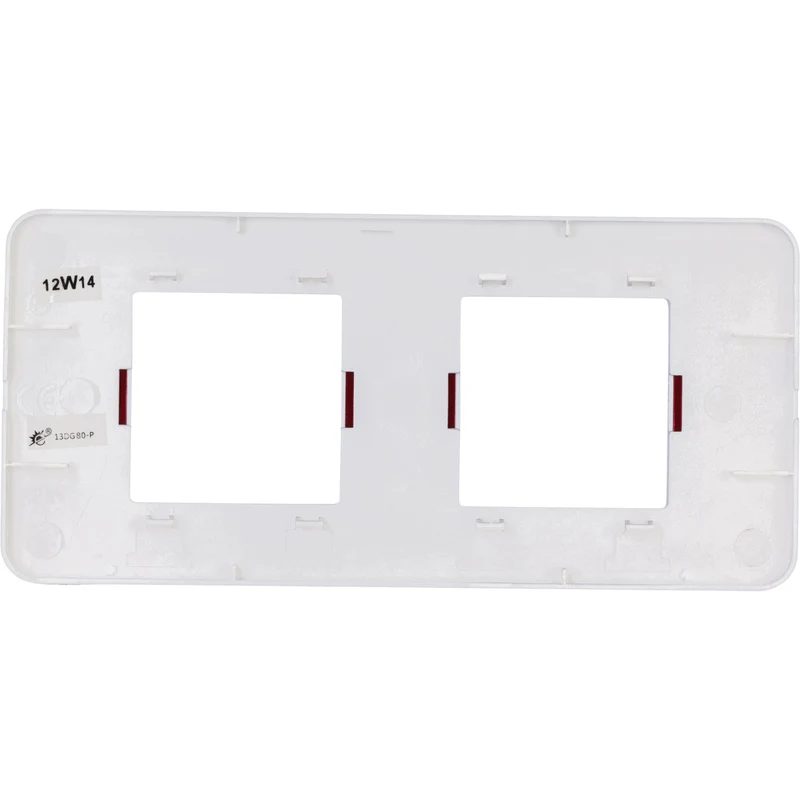 Plaque de finition double Kalya - Zenitech