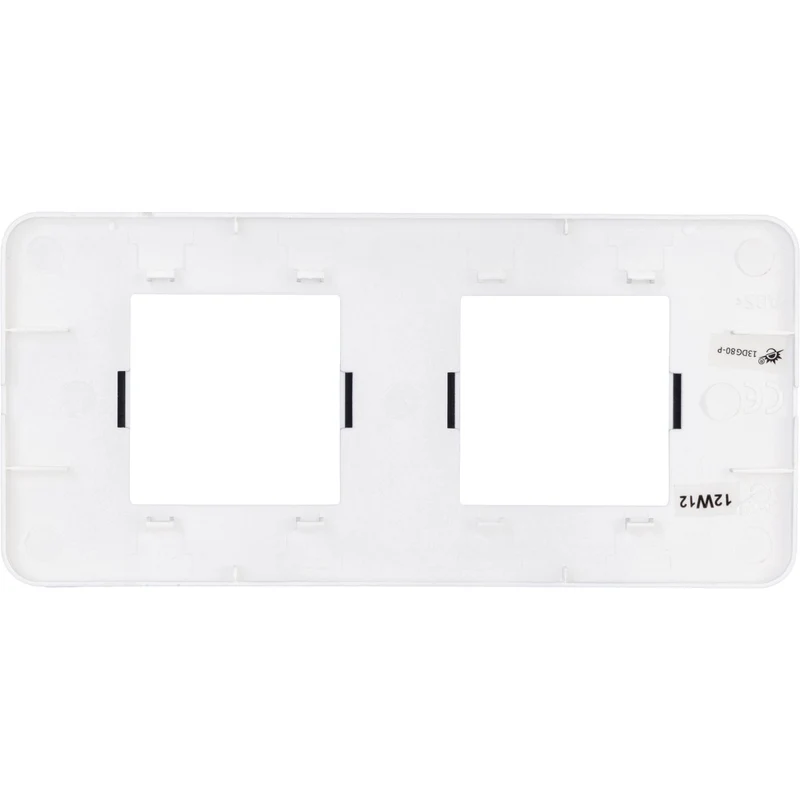 Plaque de finition double Kalya - Zenitech