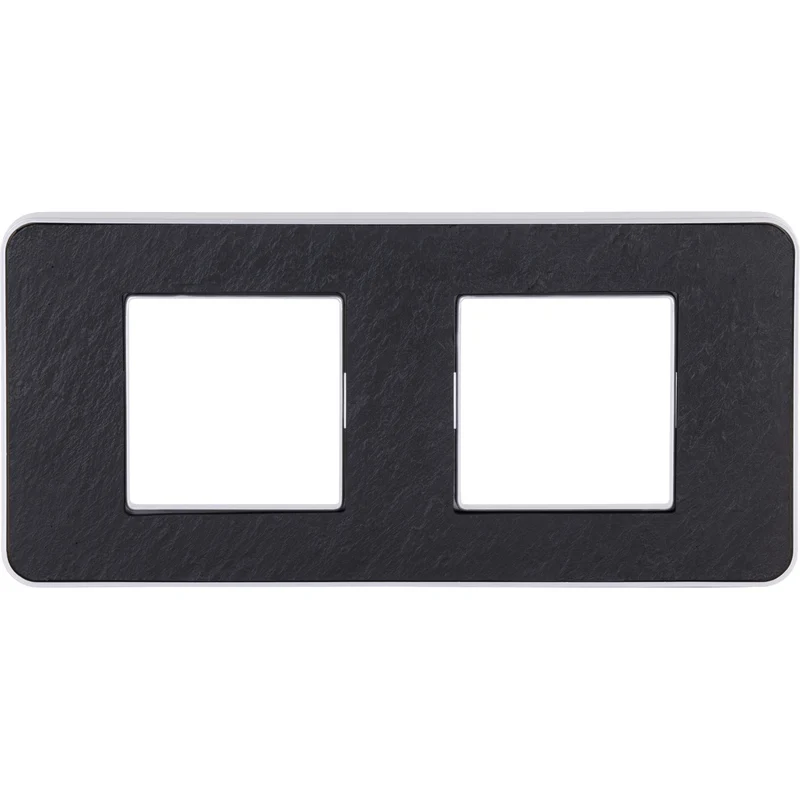 Plaque de finition double Kalya - Zenitech
