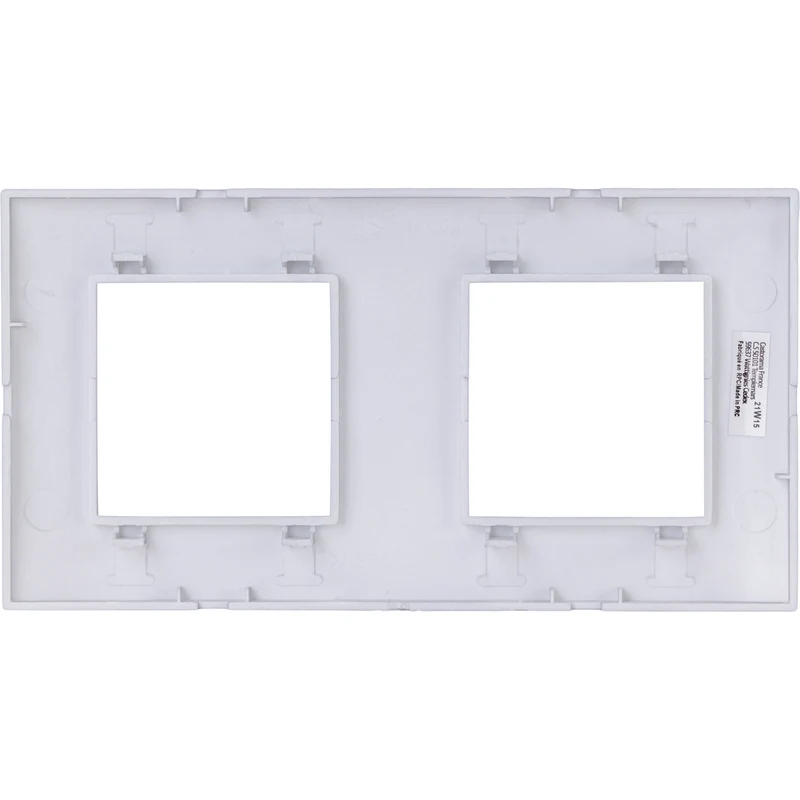 Plaque de finition double Kalya - Zenitech