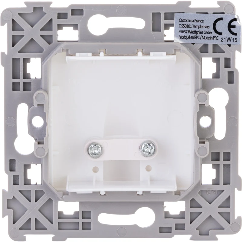 Sortie de câble encastrée Kalya - Blanc - Zenitech