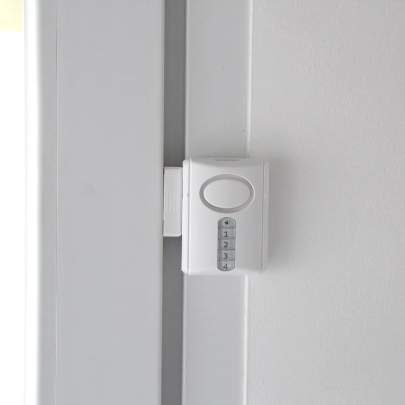 Opening detector with alarm + code