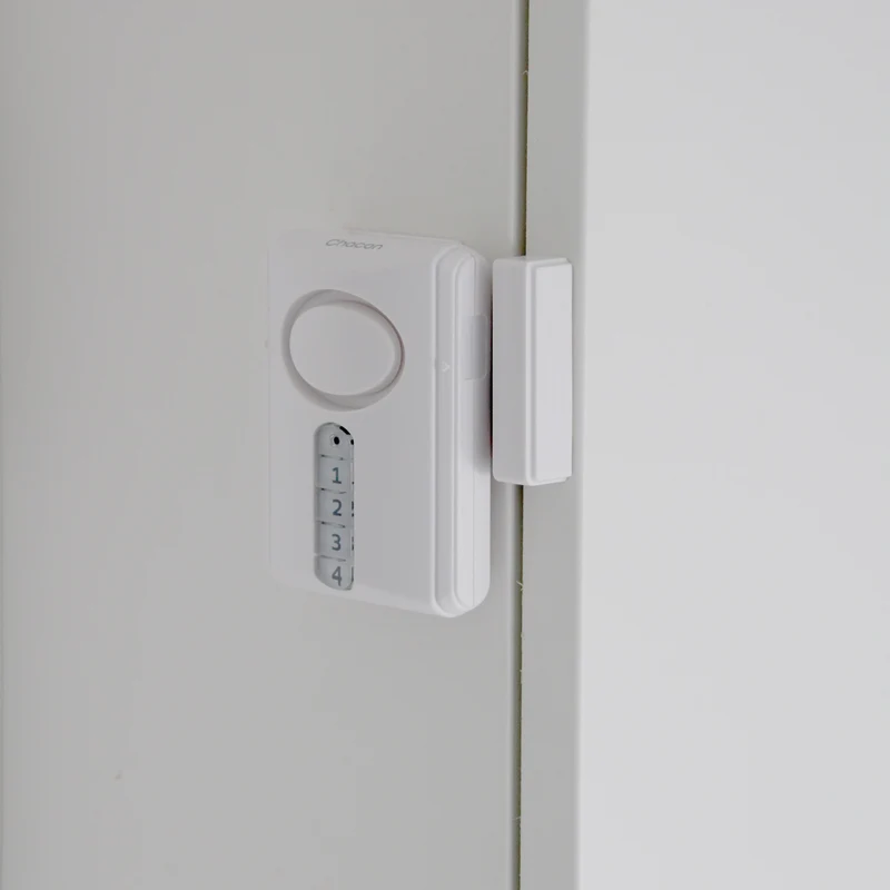 Opening detector with alarm + code