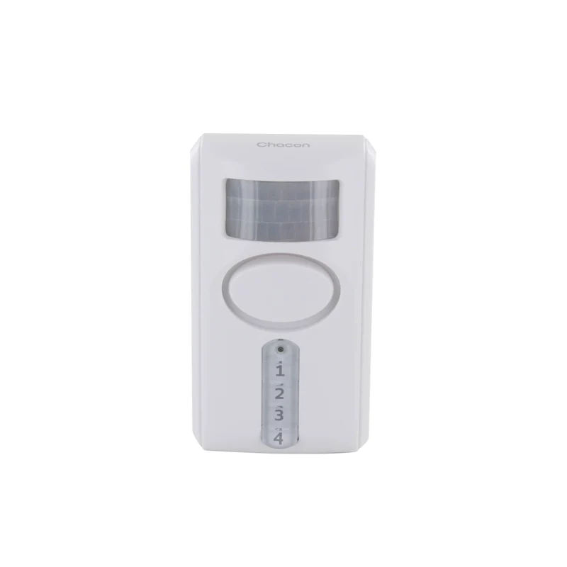 Motion detector with integrated alarm and keypad