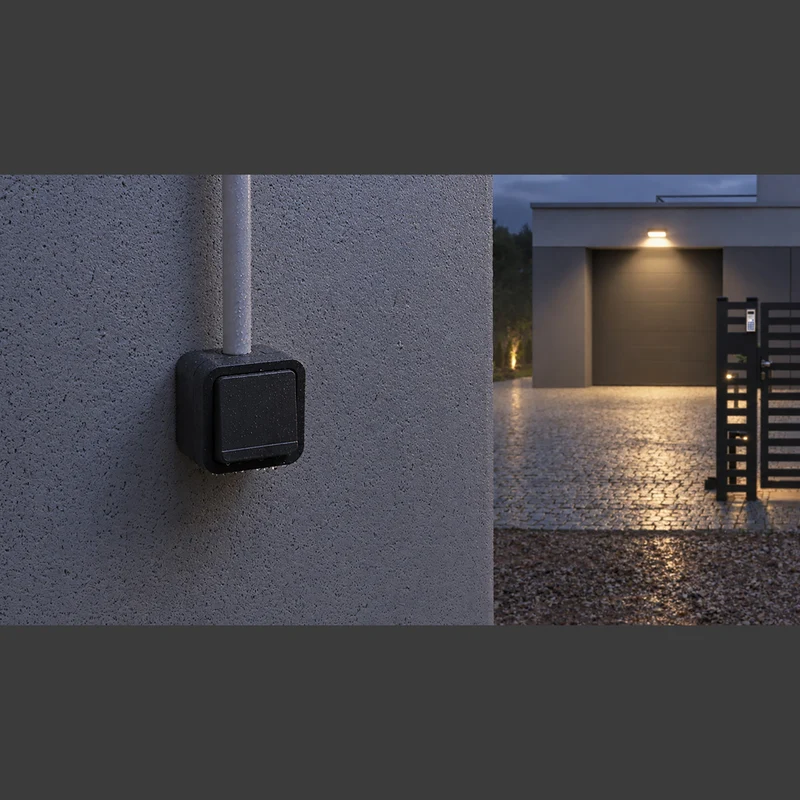 Va-et-vient étanche IP55 bornes automatiques - en saillie - gamme Granite - Protec