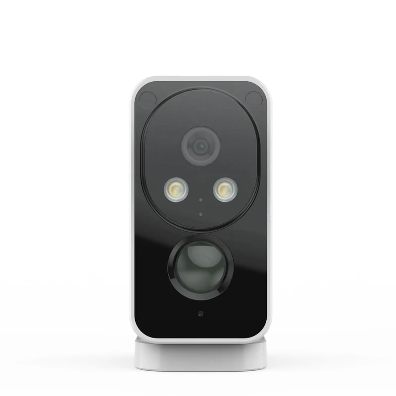 Camstro 2K Outdoor Wireless Camera Night Vision Color PIR Detection Two-Way Audio, IP66, Cloud/SD, Alexa, WiFi 2.4GHz, Rechargeable Battery