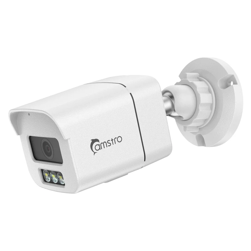 8MP IP Cameras, Color Night Vision, Two-Way Audio Intercom, IP67 Weatherproof