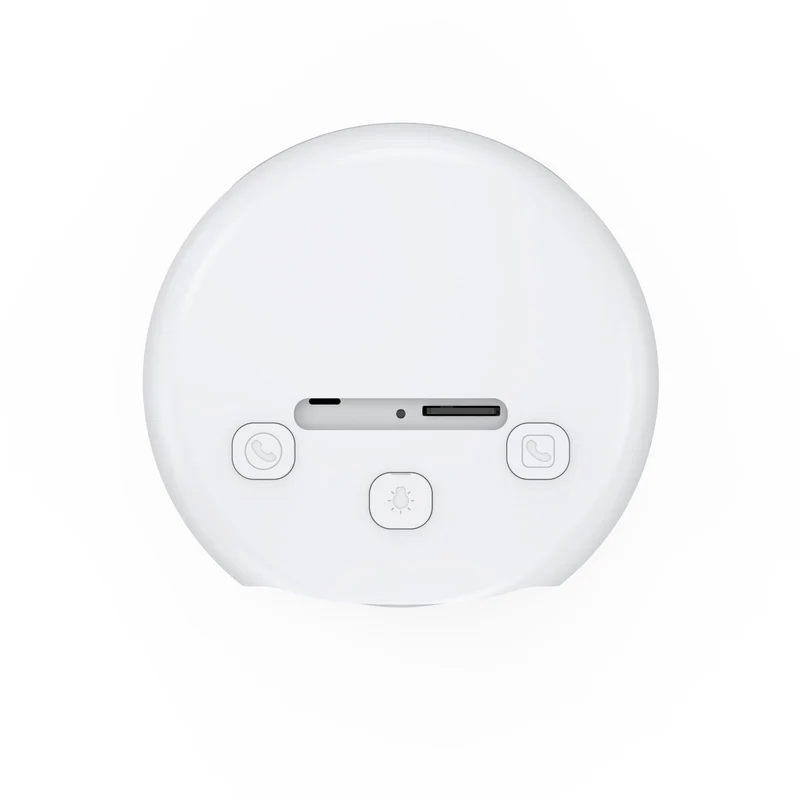 2K Battery Powered Wire-Free IP Camera with 2.4 inch Screen, Soft Night Light, One Click Call, Two-Way Audio WiFi Baby Monitor for Home Security Dog/Cat/Puppy, Night Vision, AI Motion Detection