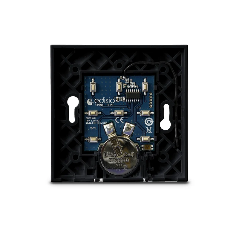 1- to 5-channel wireless switch base - Black