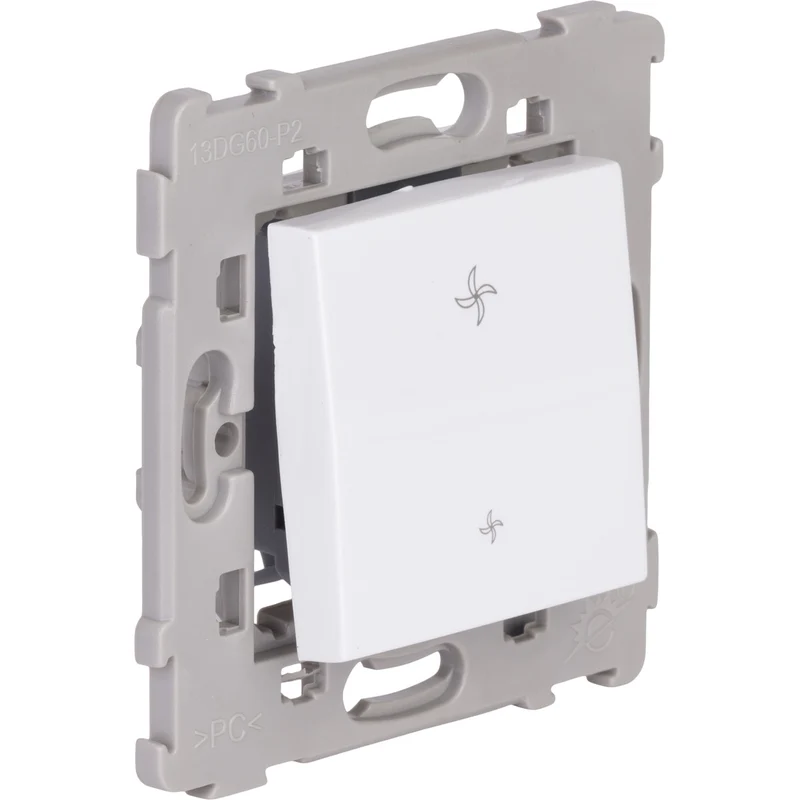 Commande VMC encastrée Blanc - Kalya - Zenitech