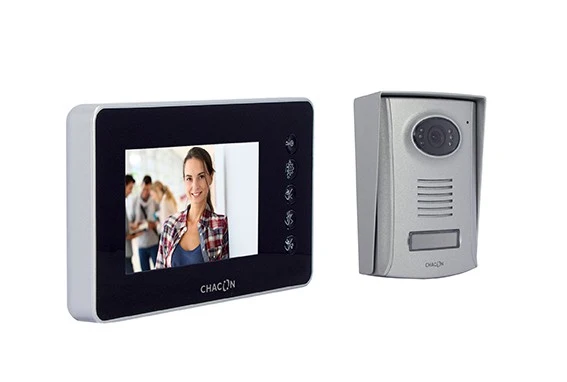 Wired 4.3" black videophone