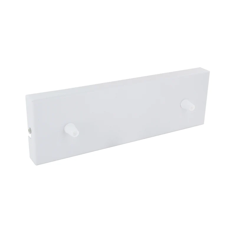 Rectangular metal ceiling light - white