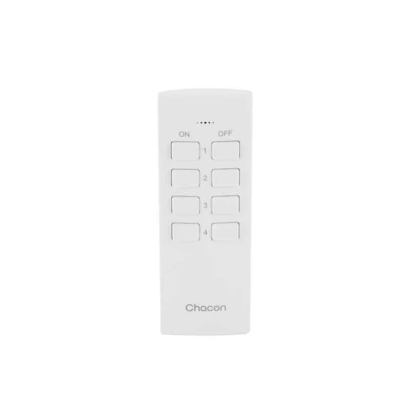 Set of four On/Off mini sockets and 4-channel remote control 2300W