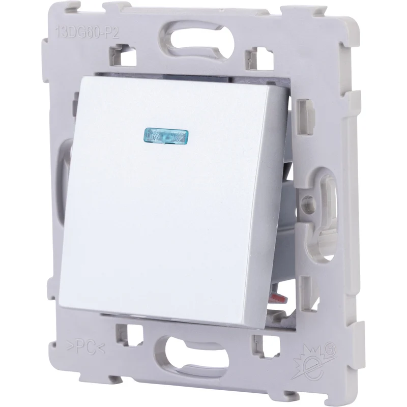 Bouton poussoir à voyant encastré Kalya - Zenitech