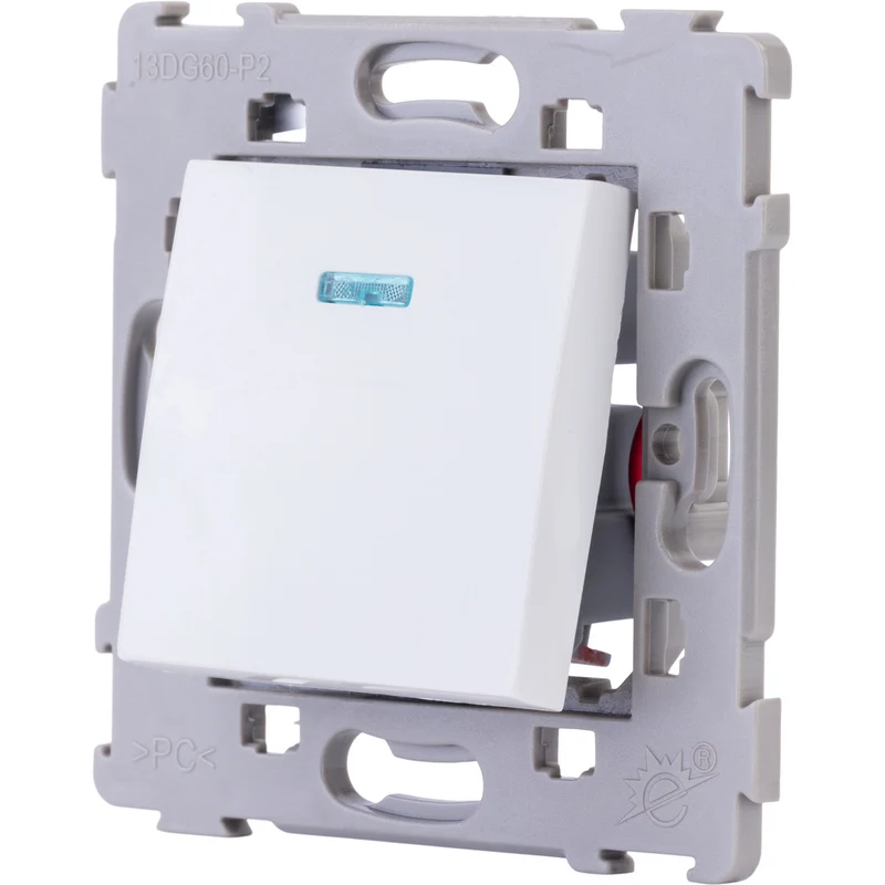 Bouton poussoir à voyant encastré Kalya - Zenitech