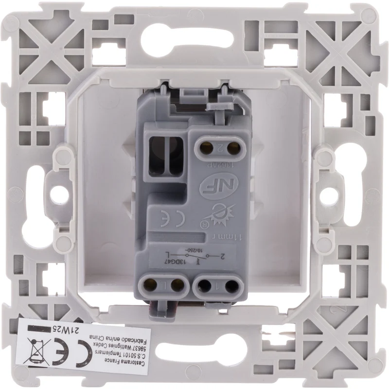 Bouton poussoir encastré Kalya - Zenitech